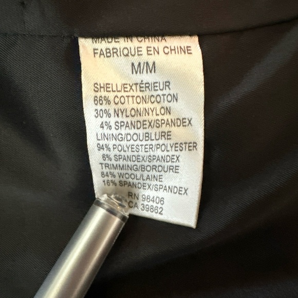 Theory Nyree Bomber Jacket Women's Medium Black Moto Style Medium Weight Cotton - Picture 12 of 14